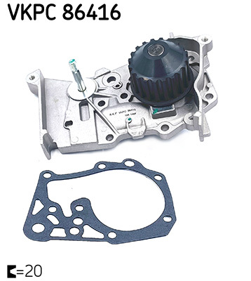 Vodní čerpadlo, chlazení motoru SKF